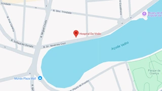 mapa acude velho